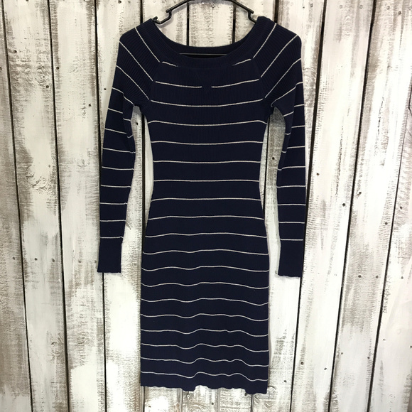 Lauren Ralph Lauren Dresses & Skirts - LRL Ralph Lauren Body Con Knit Dress SZ P XS Bl Wh